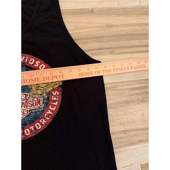 Harley-Davidson Tank Top Mens Medium Black Denver Colorado Mile High Graphic - Picture 6 of 7
